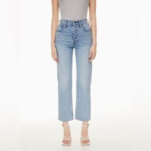 Aritzia Denim Forum Arlo hi-rise straight jean